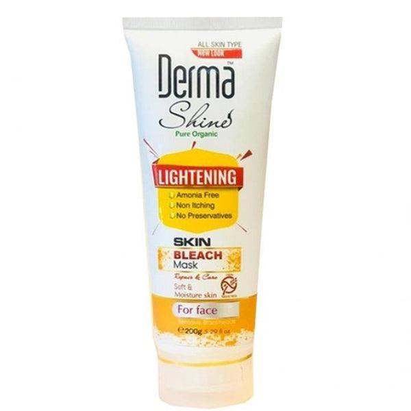 DERMA SHINE LIGHTENING SKIN BLEACH MASK 200GM - Nazar Jan's Supermarket