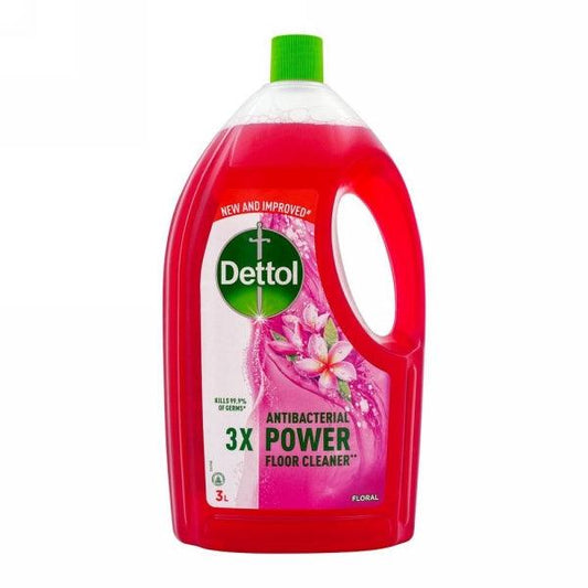 DETTOL FLORAL POWER FLOOR CLEANER 3LTR - Nazar Jan's Supermarket