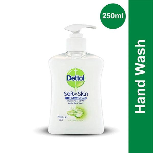 DETTOL LIQUID HAND WASH SOOTHE ALOE VERA AND VITAMIN E 250ML - Nazar Jan's Supermarket