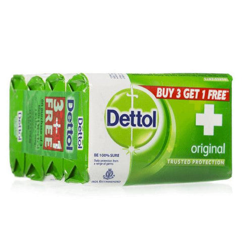 DETTOL ORIGINAL SOAP 3+1 138GM - Nazar Jan's Supermarket