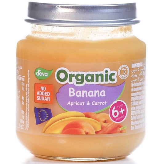 DEVA ORANGE BANANA APRICOT APPLE 6+ MONTHS 120GM - Nazar Jan's Supermarket