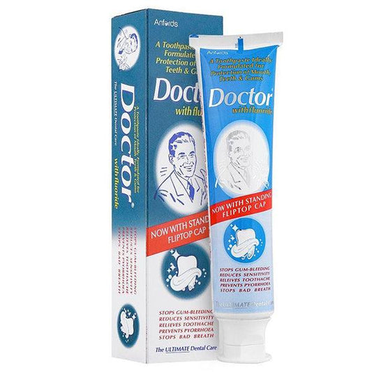 DOCTOR FLORIDE TOOTH PASTE MEDIUM 40GM - Nazar Jan's Supermarket