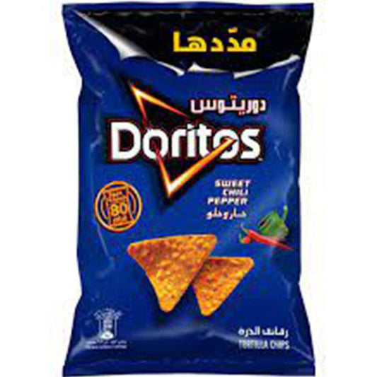 DORITOS CHIPS SWEET CHILLI PEPPER 23GM - Nazar Jan's Supermarket