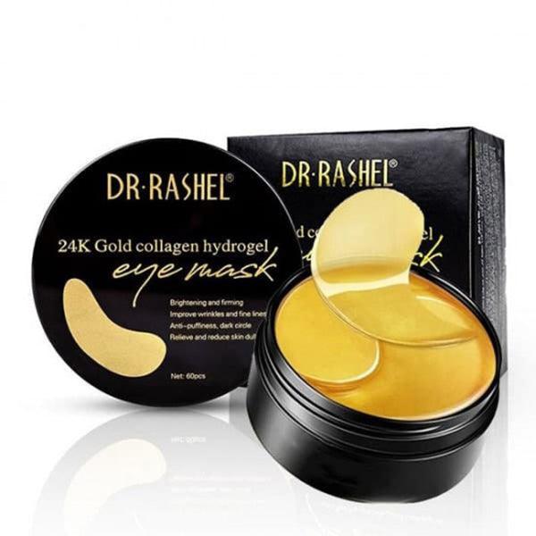 DR.RASHEL 24K GOLD COLLAGEN HYDROGEL EYE MASK 60PCS - Nazar Jan's Supermarket