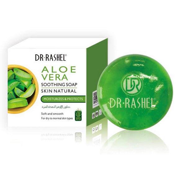 DR.RASHEL ALOE VERA SOOTING SOAP MOISTURIZES & PROTECTS 100GM - Nazar Jan's Supermarket