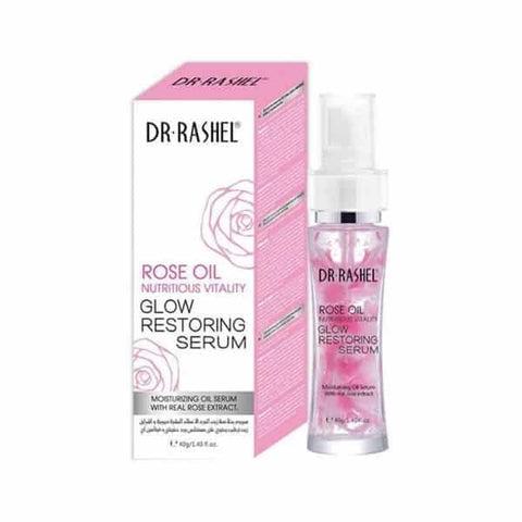 DR.RASHEL ROSE OIL NUTRITIOUS VITALTY GLOW RESTORING SERUM 40GM - Nazar Jan's Supermarket