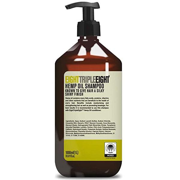 EIGHT TRIPLE EIGHT HEMP OIL SHAMPOO 1000ML - Nazar Jan's Supermarket