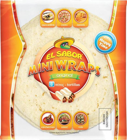 EL SABOR SMALL WRAPS 6 INCH`` ORIGINAL 18PCS - Nazar Jan's Supermarket