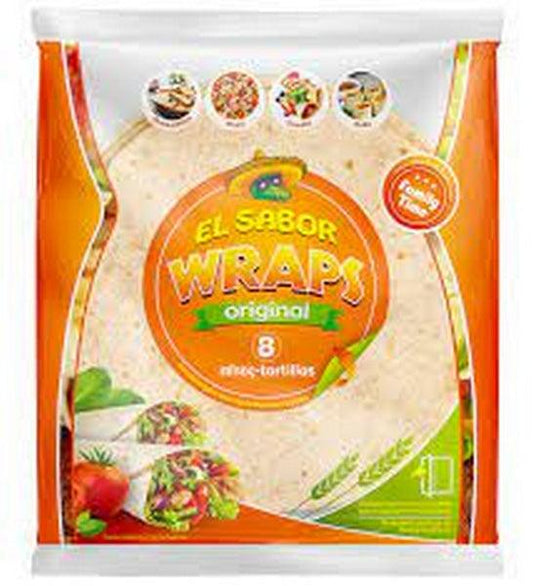 EL SABOR TORTILLAS WRAPS ORIGINAL 8PCS - Nazar Jan's Supermarket