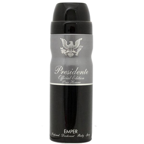 EMPER BODY SPRAY PRESIDENT MEN 200ML - Nazar Jan's Supermarket