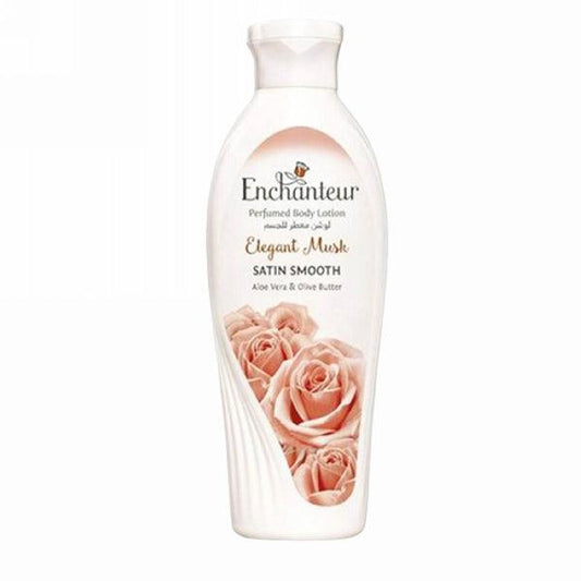 ENCHANTEUR ELEGANT MUSK SATIN SMOOTH B/LOTION 250ML - Nazar Jan's Supermarket