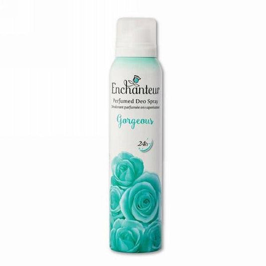 ENCHANTEUR GORGEOUS PERFUMED DEO SPRAY 150ML - Nazar Jan's Supermarket