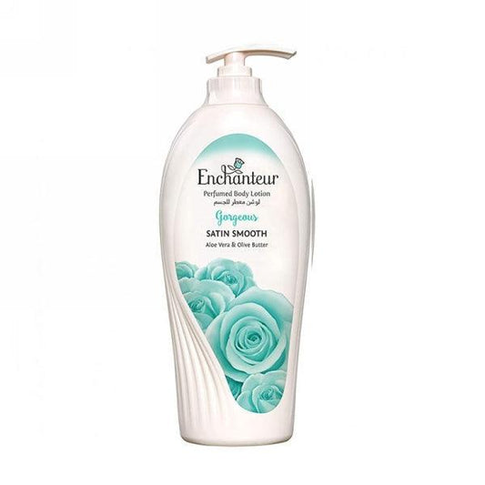 ENCHANTEUR GORGEOUS SATIN SMOOTH LOTION 500ML - Nazar Jan's Supermarket