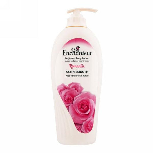 ENCHANTEUR ROMANTIC SATIN SMOOTH LOTION 500ML - Nazar Jan's Supermarket