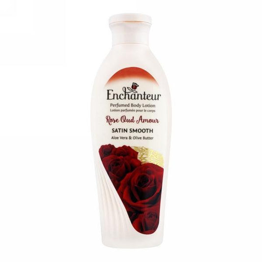 ENCHANTEUR ROSE OUD AMOUR SATIN SMOOTH B/LOTION 250ML - Nazar Jan's Supermarket