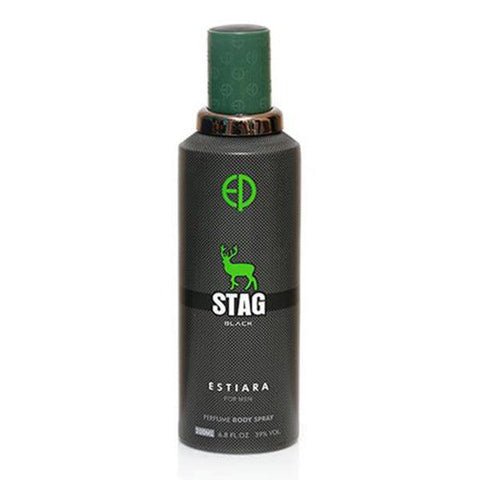 ESTIARA STAG BLACK B/S 200ML - Nazar Jan's Supermarket