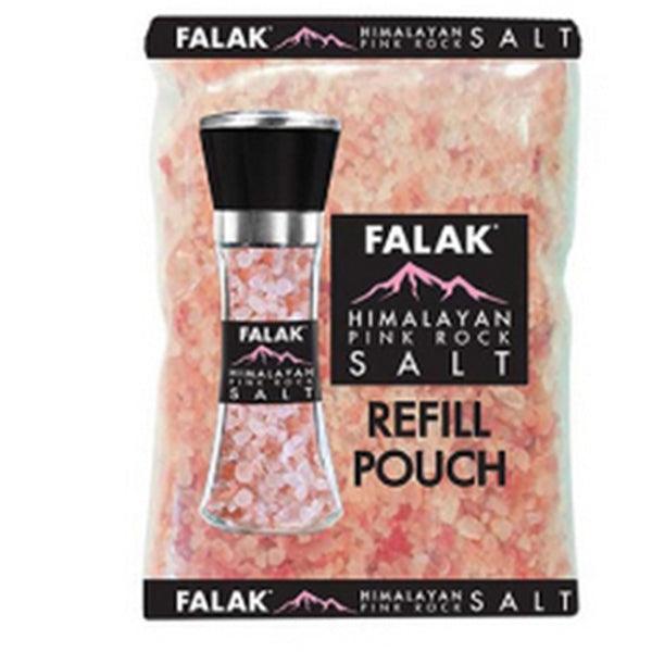 FALAK HIMALAYAN PINK SALT REFIL POUCH 400G - Nazar Jan's Supermarket