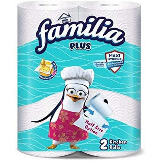 FAMILIA PLUS HALF SIZE OPTION 2 KITCHEN ROLLS - Nazar Jan's Supermarket