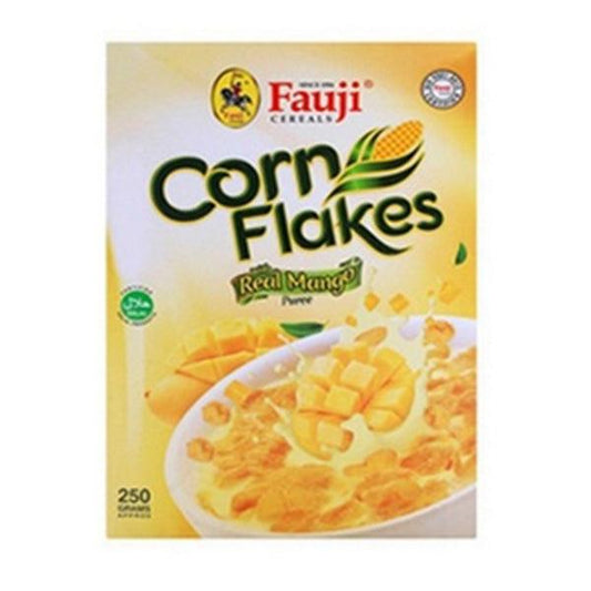 FAUJI CORN FLAKES WITH MANGO PUREE 150GM - Nazar Jan's Supermarket