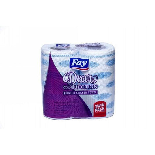 FAY DECORE TISSUE PRINTED TWIN PACK - Nazar Jan's Supermarket