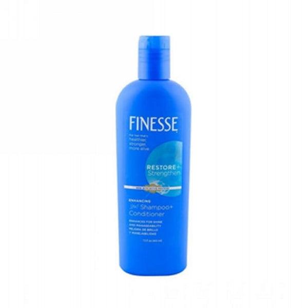 FINESSE RESTORE+STRENGTHEN SHAMPOO&CONDITIONER 443ML - Nazar Jan's Supermarket