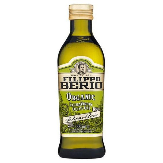 FLIPPO BERIO ORGANIC EXTRA VIRIGN OLIVE OIL 500ML - Nazar Jan's Supermarket