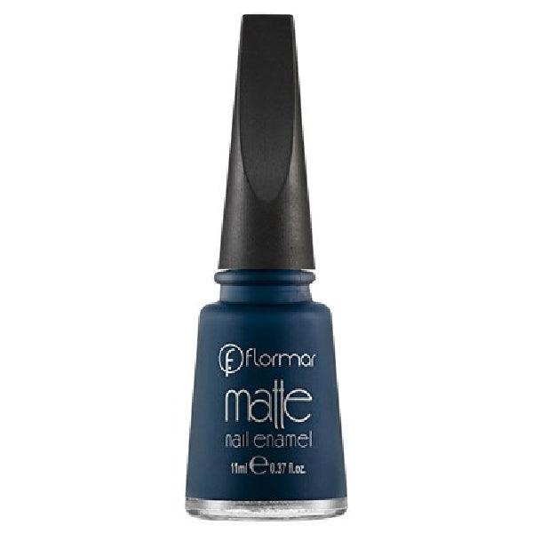 FLORMAR MATE NAIL ENAMEL 11ML DARK BLUE - Nazar Jan's Supermarket