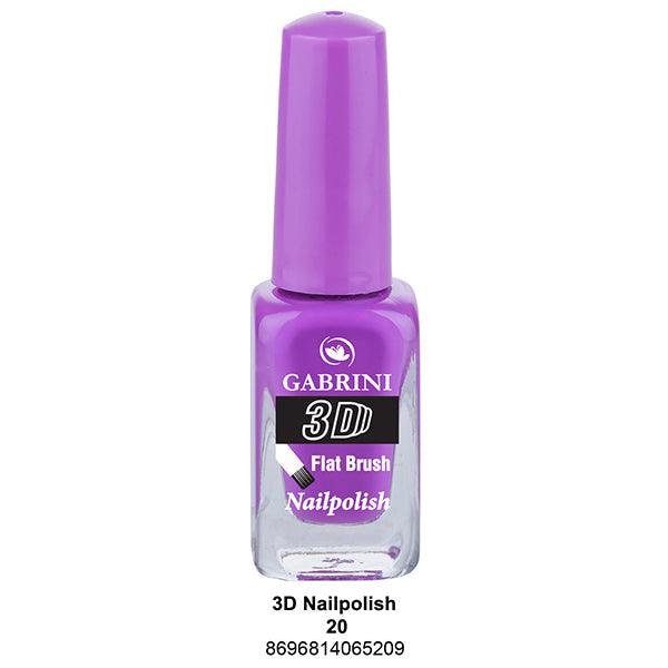 GABRINI 3D NAIL POLISH #20 - Nazar Jan's Supermarket