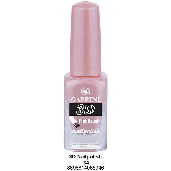 GABRINI 3D NAIL POLISH #34 - Nazar Jan's Supermarket