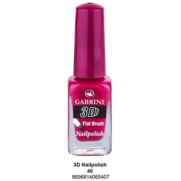 GABRINI 3D NAIL POLISH #40 - Nazar Jan's Supermarket