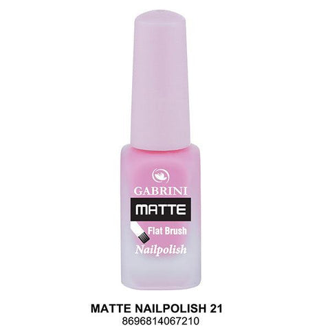 GABRINI MATTE NAIL POLISH #21 - Nazar Jan's Supermarket