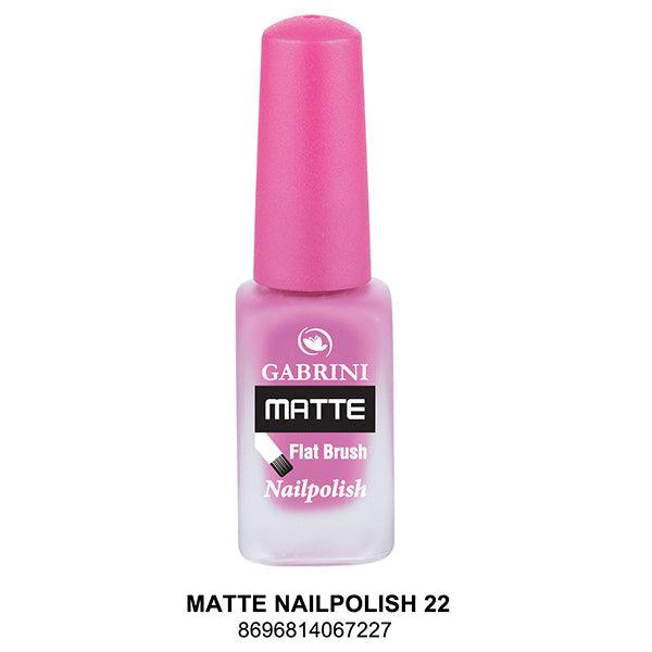 GABRINI MATTE NAIL POLISH #22 - Nazar Jan's Supermarket