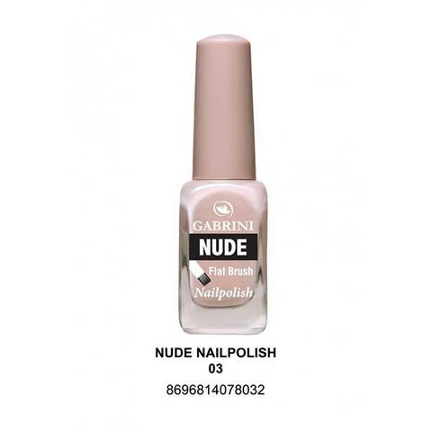 GABRINI NUDE NAIL POLISH #03 - Nazar Jan's Supermarket