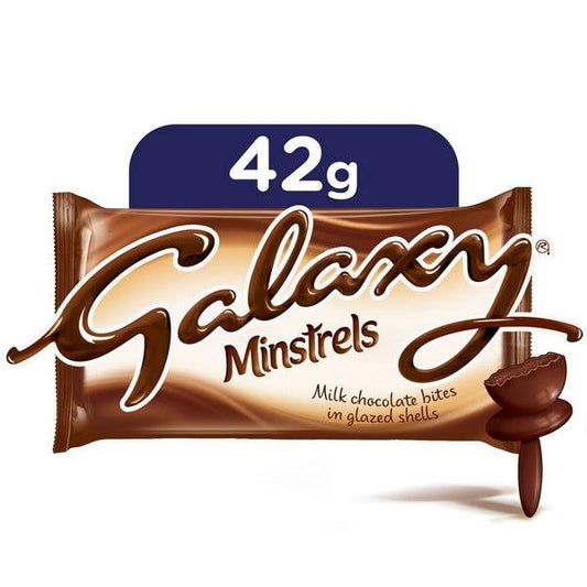 GALAXY MINSTREL MILK CHOCOTATE 42GM - Nazar Jan's Supermarket
