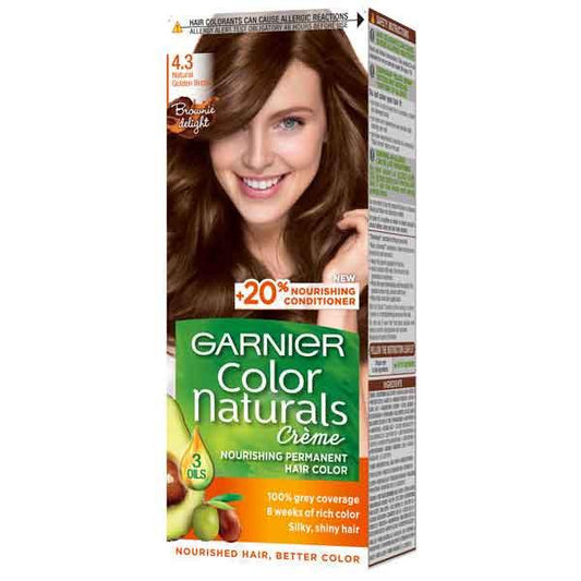 GARNIER COLOR NATURALS PAK 4.3 GOLDEN BROWN - Nazar Jan's Supermarket