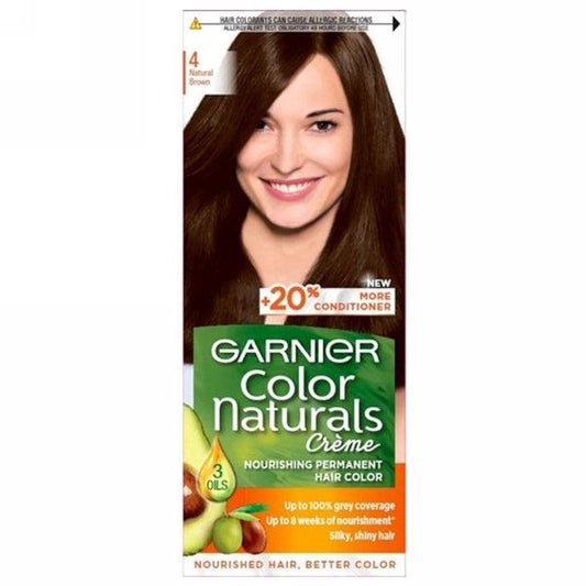 GARNIER COLOR NATURALS PAK 4 BROWN - Nazar Jan's Supermarket