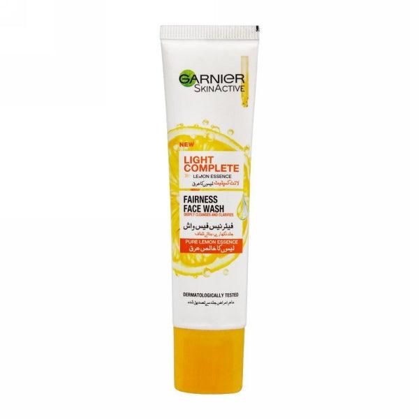 GARNIER LIGHT COMPLETE FAIRNESS LEMON FACE WASH 25ML - Nazar Jan's Supermarket