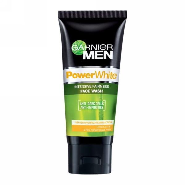 GARNIER MEN POWER WHITE FACE WASH 100ML - Nazar Jan's Supermarket