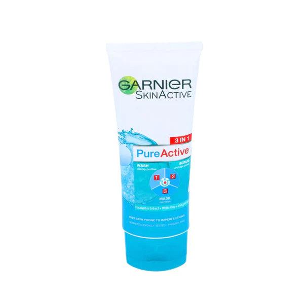 GARNIER PURE ACTIVE 3IN1 FACE WASH 100ML - Nazar Jan's Supermarket