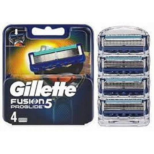 GILLETTE FUSION 5 PROGLIDE 4PCS - Nazar Jan's Supermarket