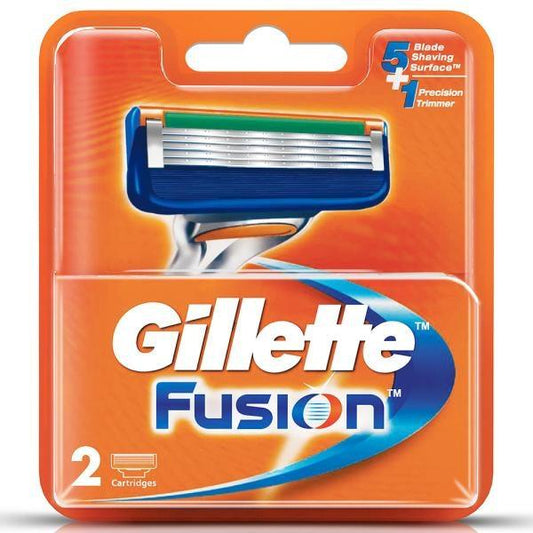 GILLETTE FUSION CATRAGE 2PCS - Nazar Jan's Supermarket