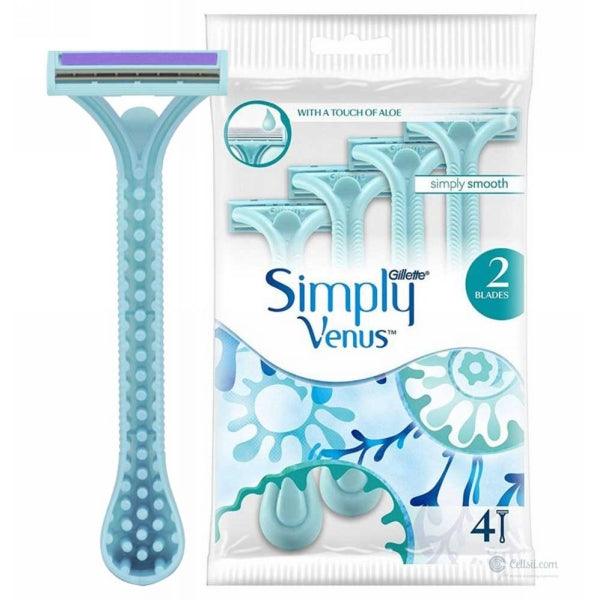 GILLETTE SIMPLY VENUS BASIC 4PCS BASIC RAZOR - Nazar Jan's Supermarket