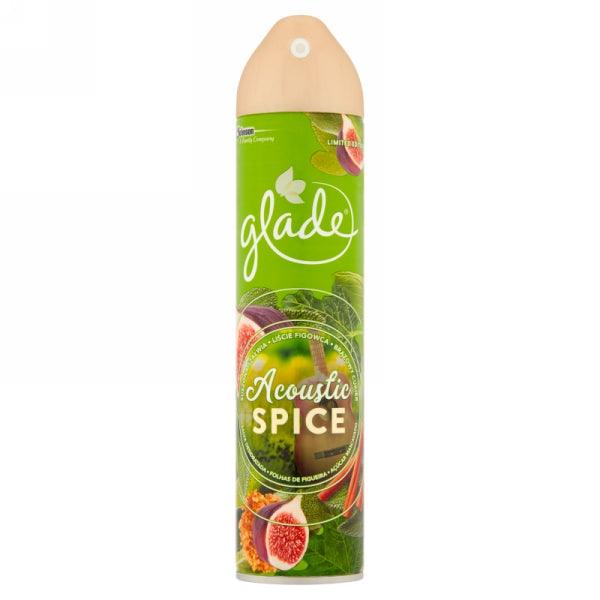 GLADE AIR FRESHNER ACOUSTIC SPICE 300ML - Nazar Jan's Supermarket