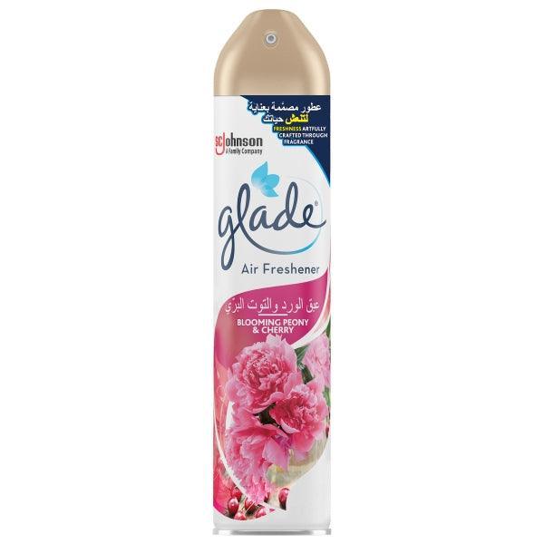 GLADE AIR FRESHNER PEONY & CHERRY 300ML - Nazar Jan's Supermarket