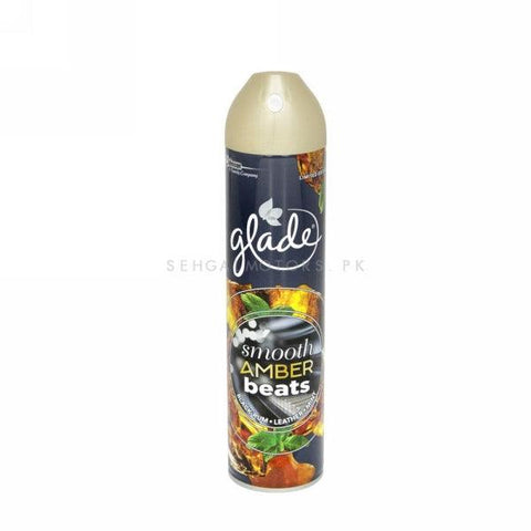 GLADE AIR FRESHNER SMOOTH AMBER BEATS 300ML - Nazar Jan's Supermarket