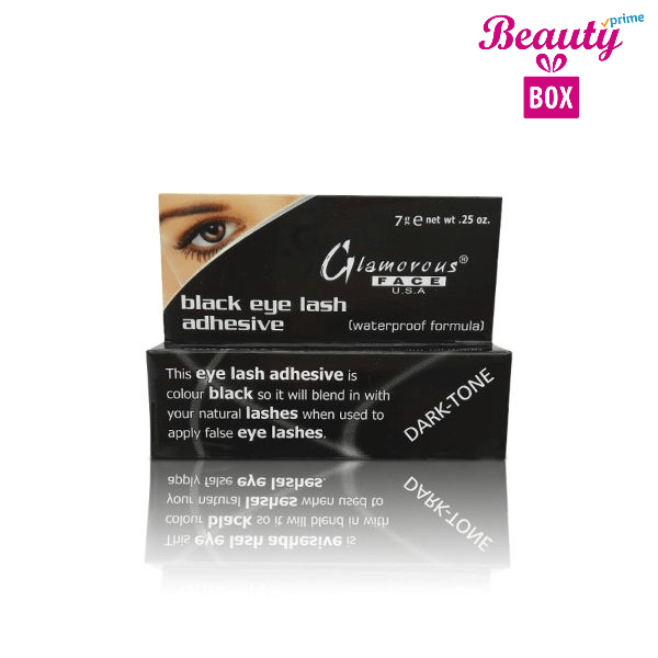 GLAMOROUS BLACK EYE LASH ADHESHIVE BARK TONE - Nazar Jan's Supermarket