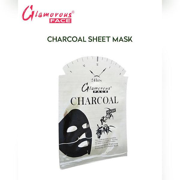 GLAMOROUS FACE MASK BLACK CHARCOAL - Nazar Jan's Supermarket
