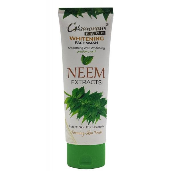 GLAMOROUS FACE NEEM WHITENING FACE WASH 100G - Nazar Jan's Supermarket