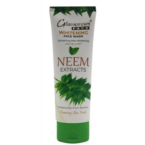 GLAMOROUS FACE NEEM WHITENING FACE WASH 100G - Nazar Jan's Supermarket