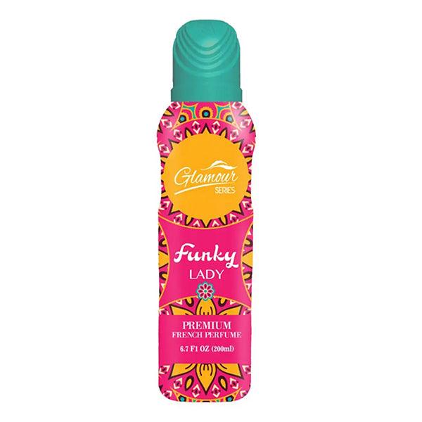 GLAMOUR FUNKY LADY BODY SPRAY 200ML - Nazar Jan's Supermarket